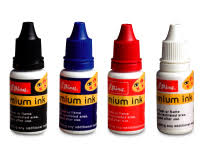 Refill Ink for Pre-Inked Stamps - for use on plastic and NON permeable surface 15 ml